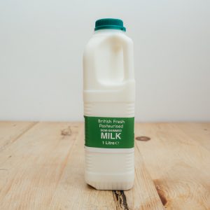 Hilltop Farm shop's product:1-litre-semi-skimmed-milk