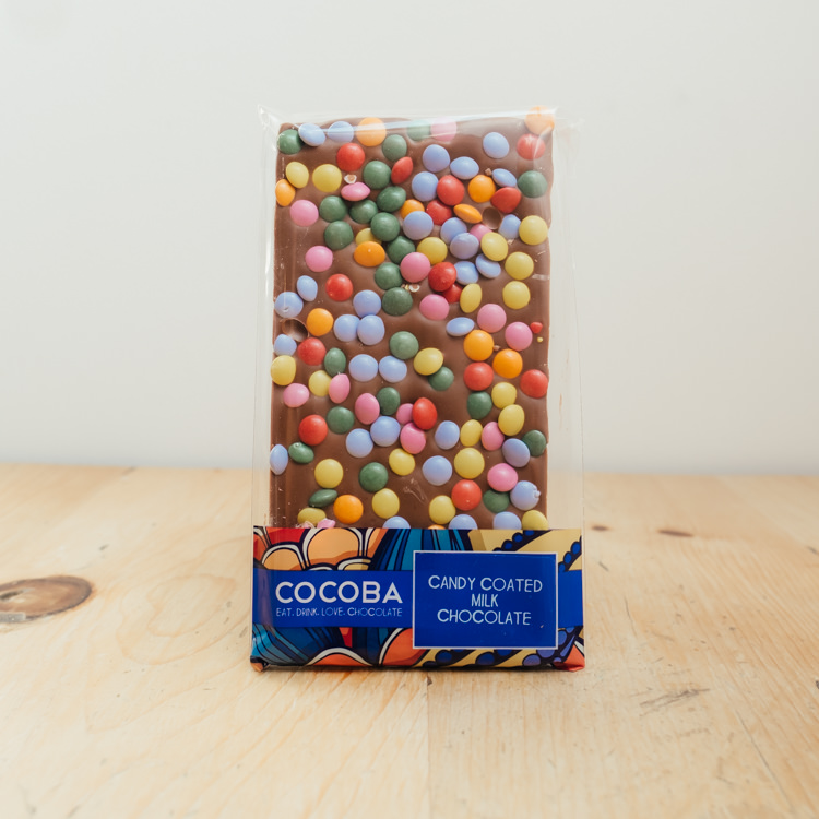 Hilltop Farm shop's product: Cocoba Candy Coated Milk Chocolate