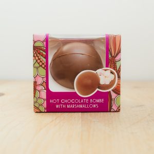 Cocoba Hot chocolate bombe with marshamllows